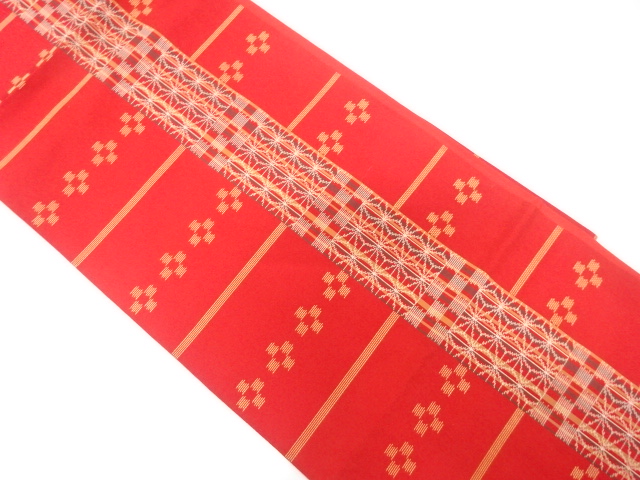 JAPANESE FUKURO OBI / CHIKUZEN HAKATA / WOVEN STRIPE